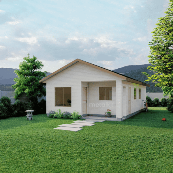 Casa prefabricada Modelo A-61 de 61 m². 3 dormitorios